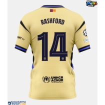 Moški Nogometni dresi Barcelona Marcus Rashford #14 Gostujoči 2025-26 Kratek Rokav